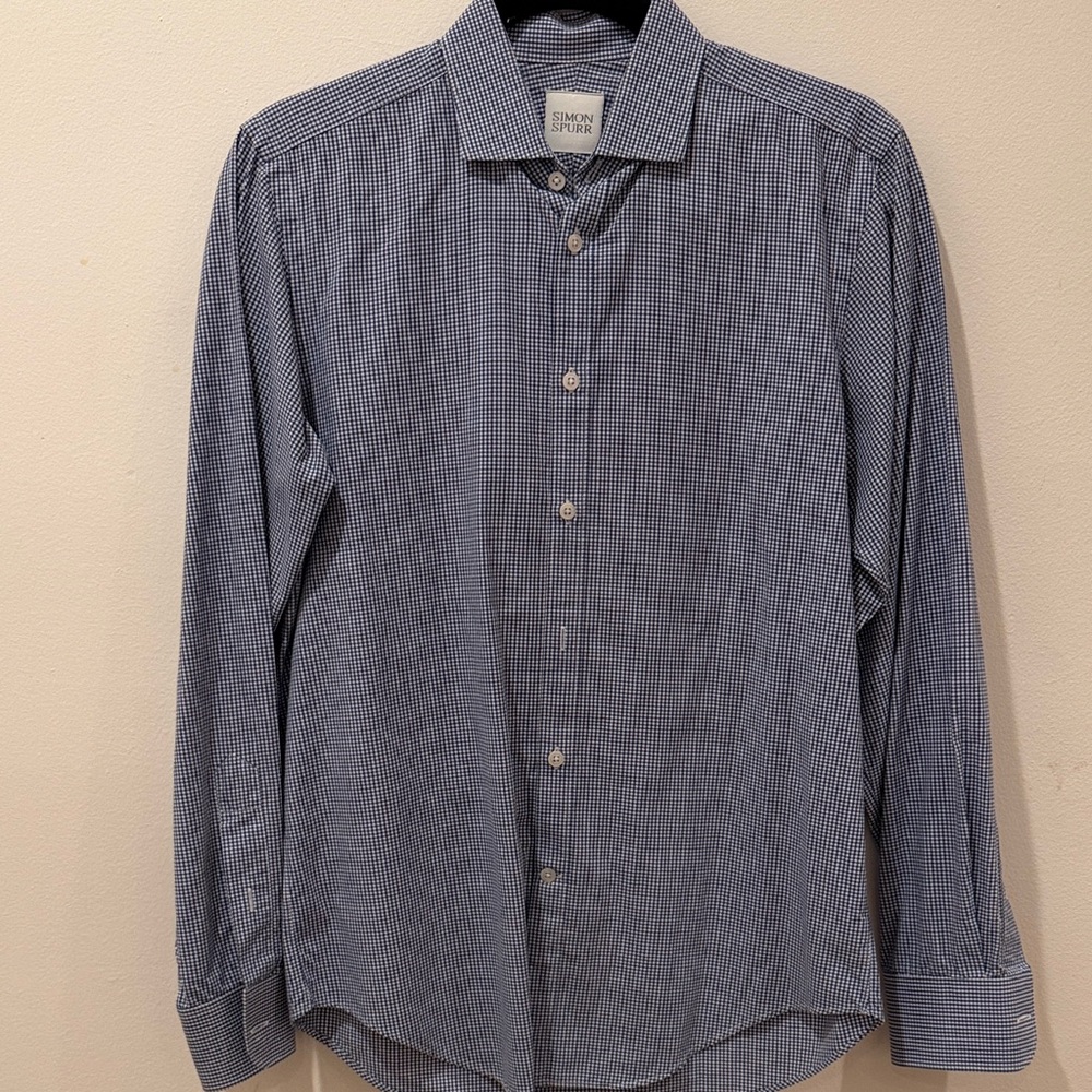 Simply Styled Men's Blue Checkered Casual Shirt